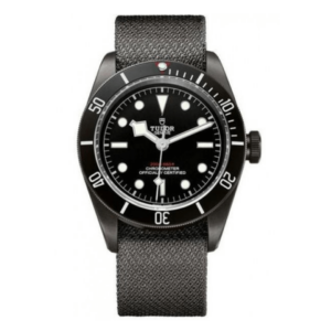 Replica Tudor Heritage Black Bay Dark 41 mm PVD Steel Case Fabric Bracelet Watch 79230DK-02