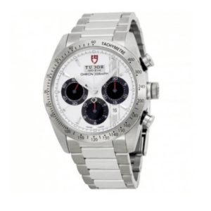 Replica Tudor Fastrider Chronograph White Dial Stainless Steel Mens Watch 42000