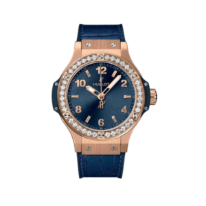 Replica Hublot Big Bang Gold Blue Diamonds 38mm