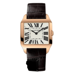 Replica Cartier Santos-Dumont Small Quartz Rose Gold W2009251