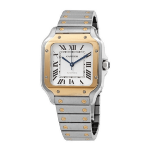 Santos Automatic Silver Dial Watch W2SA0016