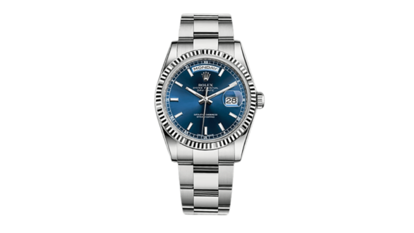 Rolex Day-Date 40mm White Gold Blue