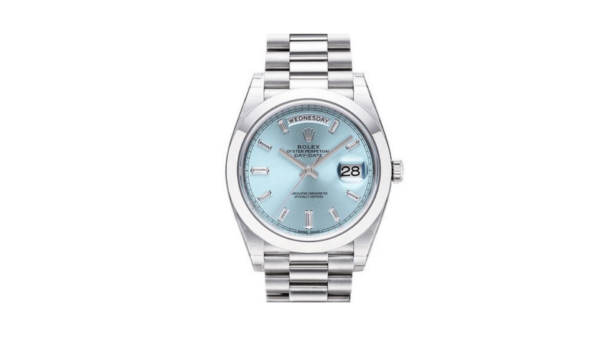 Day-Date Automatic Ice Blue Dial Watch 228206 IBLSP