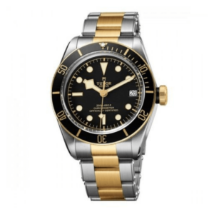 Replica Tudor Heritage Black Bay Steel And Yellow Gold Watch 79733N