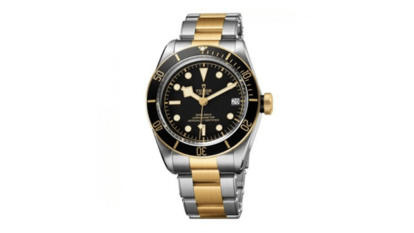 Replica Tudor Heritage Black Bay Steel And Yellow Gold Watch 79733N