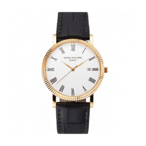 Men Patek Philippe Calatrava White Dial 40 mm