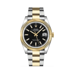 Replica Rolex Datejust II Watch 2-Tone Jubilee Band Watch Black Face