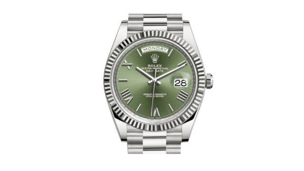 Rolex Daydate Mens Automatic Green Dial