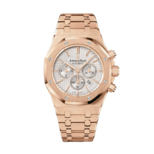 Royal Oak – Rose Gold/White Chronograph